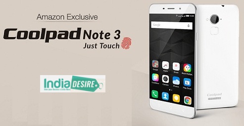 India Desire : Amazon- Buy Coolpad Note 3 At Rs 7999 Only